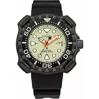 Relógio de mergulho de homem CITIZEN Eco-Drive BN0227-25X 47mm aço inoxidável com revestimento iónico preto e bracelete de poliuretano