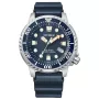 CITIZEN relógio de mergulho de homem Eco-Drive BN0151-17L 44mm mostrador azul bracelete de poliuretano azul