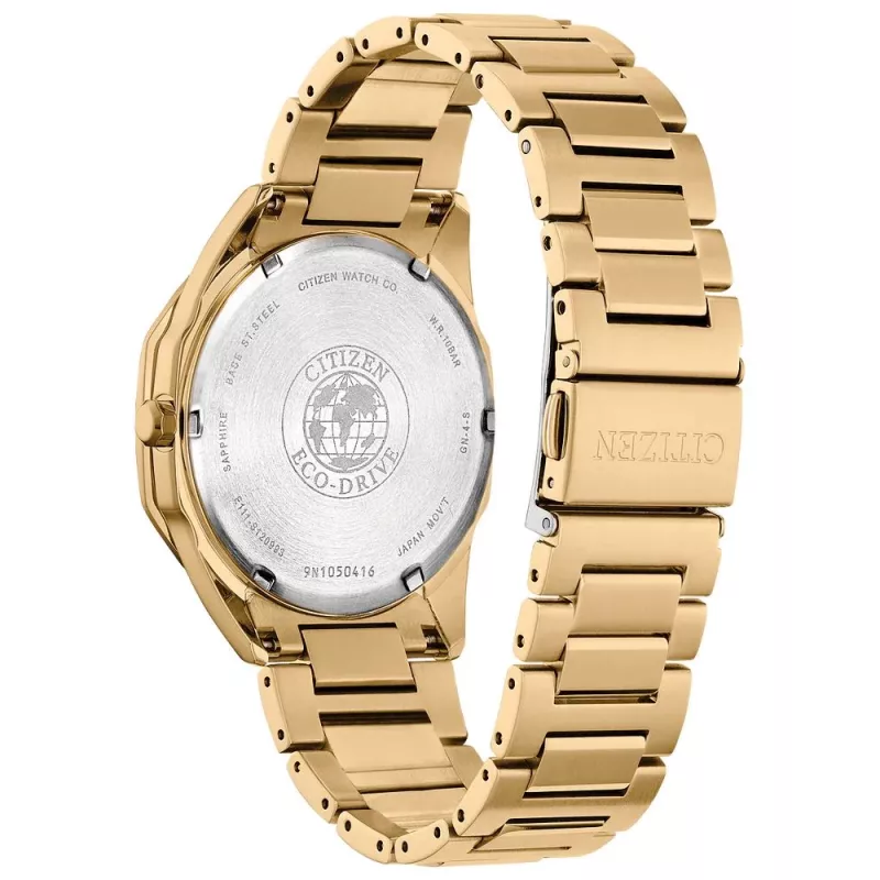Relógio de homem CITIZEN Eco-Drive BM7582-56E 40mm aço inoxidável mostrador preto