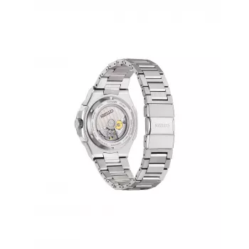 CITIZEN NB6031-56E Relógio automático de mergulho 41mm Super Titanium mostrador preto