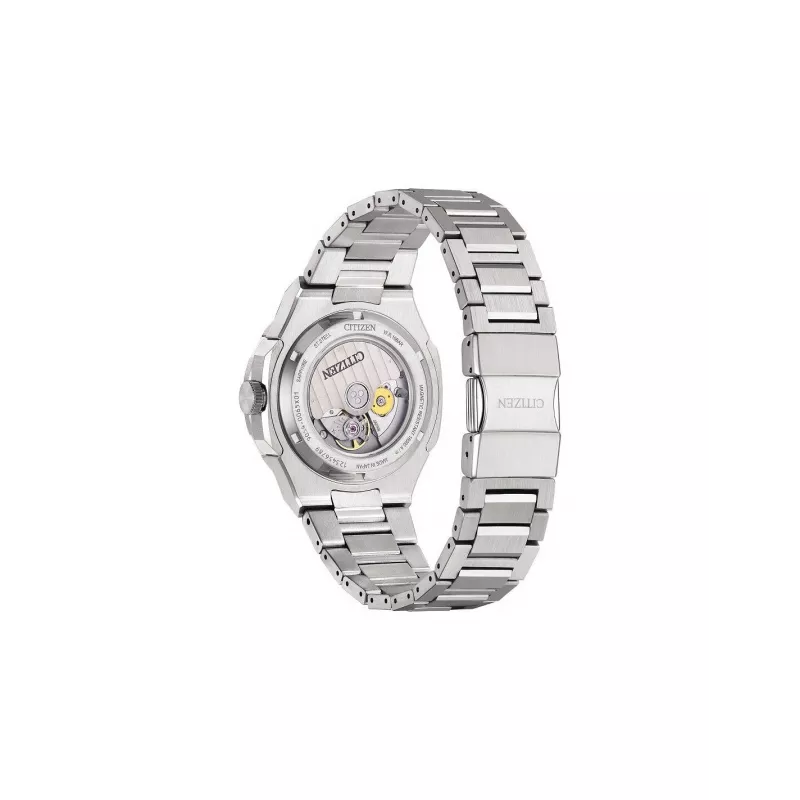 CITIZEN NB6031-56E Relógio automático de mergulho 41mm Super Titanium mostrador preto