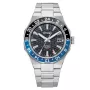CITIZEN NB6031-56E Relógio automático de mergulho 41mm Super Titanium mostrador preto