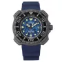 CITIZEN Promaster Marine Eco-Drive relógio de mergulho BN0227-09L 46,5mm mostrador azul bracelete de poliuretano azul