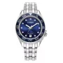 Relógio de mulher CITIZEN Eco-Drive aço inoxidável FE6160-57L 35,4mm mostrador azul