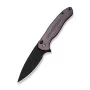 CIVIVI Button Lock Kitefin Faca dobrável alumínio roxo 14C28N