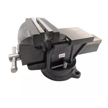 Torno com bigorna VG135 100 mm torno de bancada com base giratória 360°