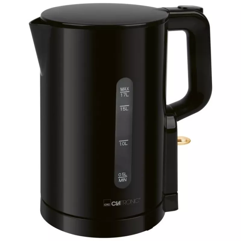 Clatronic WK 3835 Chaleira sem fios 1,7 l 2200 W preto plástico