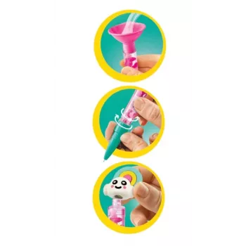 Clementoni Idea Art Mini Factory Fantasy Pen Creators Kit de Criação de Canetas DIY para Crianças a partir dos 7 Anos