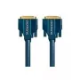 CLICKTRONIC Cabo DVI-D Dual Link 2m – banhado a ouro, duplamente blindado, WQXGA 2560x1600