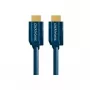CLICKTRONIC Cabo HDMI standard com Ethernet (HDMI A para HDMI A) - 20 m, High Speed, 4K, 3D, preto