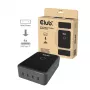 CLUB 3D CAC-1933 Estação de carregamento USB-C de 4 portas, 240W GaN PD 3.1, PPS, ecrã LED