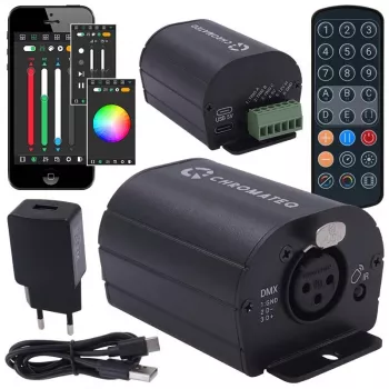 Chromateq CLUB 512 Interface controladora DMX com telecomando