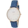 CLUSE relógio de quartzo La Bohème 38 mm aço inoxidável malha dourada