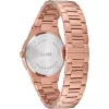 Relógio de mulher CLUSE Minuit 33 mm ouro rosa aço inoxidável mesh