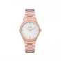 Relógio de mulher CLUSE Minuit 33 mm ouro rosa aço inoxidável mesh