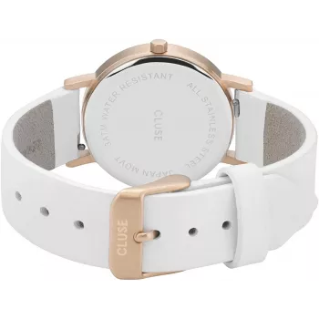 CLUSE Minuit Relógio de mulher Quartzo 33 mm Malha de aço inoxidável ouro rosa