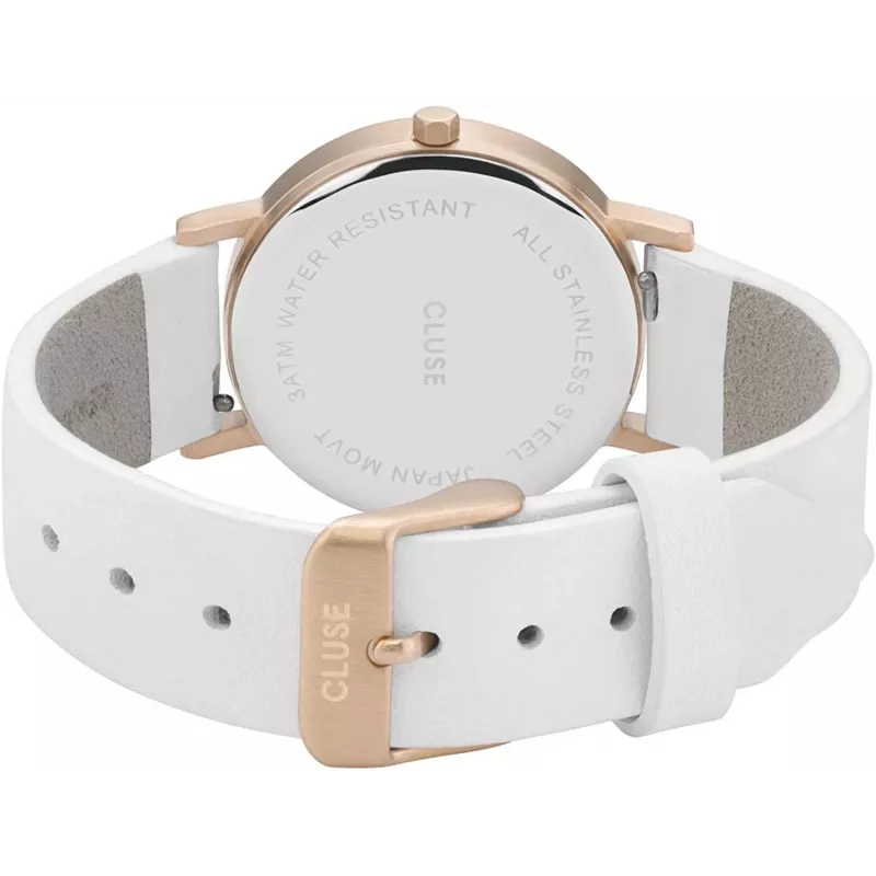 CLUSE Minuit Relógio de mulher Quartzo 33 mm Malha de aço inoxidável ouro rosa