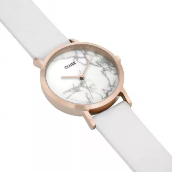 CLUSE Minuit Relógio de mulher Quartzo 33 mm Malha de aço inoxidável ouro rosa