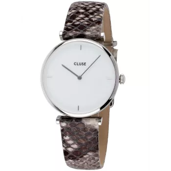 Relógio de mulher CLUSE Minuit 33 mm dourado rosa aço inoxidável malha