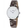Relógio de mulher CLUSE Minuit 33 mm dourado rosa aço inoxidável malha