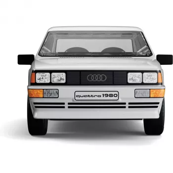 Cobi Audi Quattro 1980 branco escala 1:35 conjunto de blocos de construção