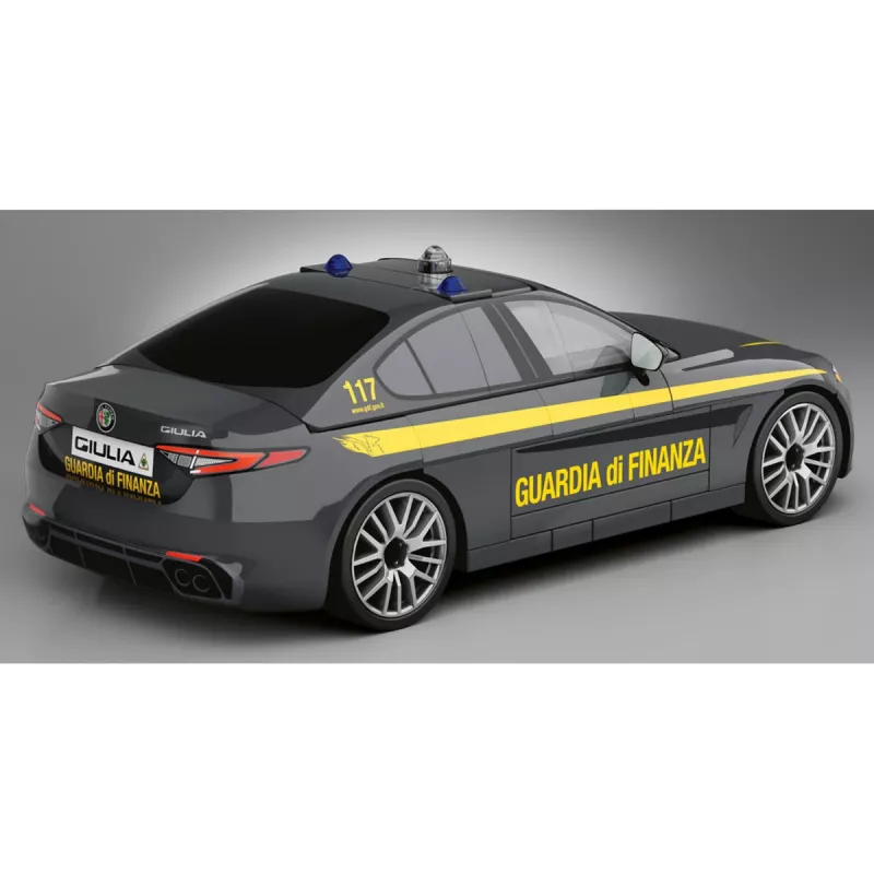 Cobi modelo de blocos de construção Alfa Romeo Giulia Quadrifoglio Guardia di Finanza 1:35