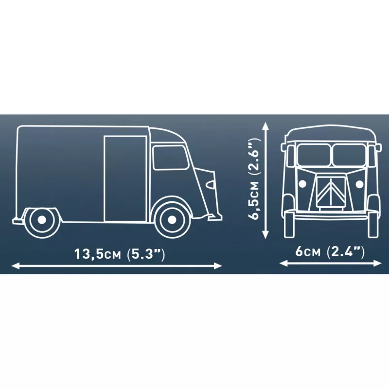 COBI Citroen Type H conjunto de blocos 1:35 (246 peças)