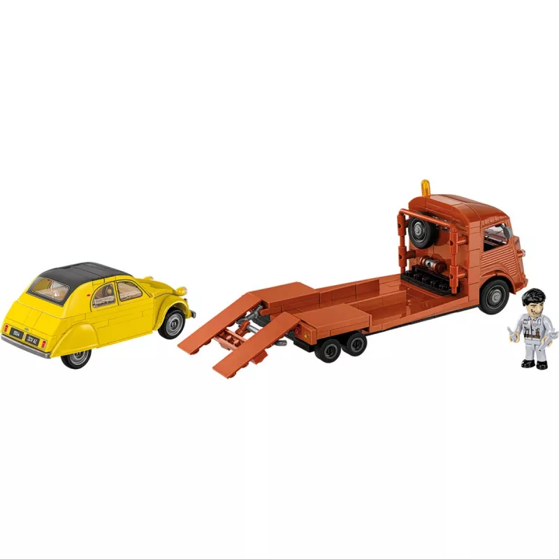 COBI Citroen Type H Car Transporter & 2CV Type AZ (Escala 1:35)