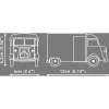 COBI Citroen Type H Service kit de modelo em plástico 1:35