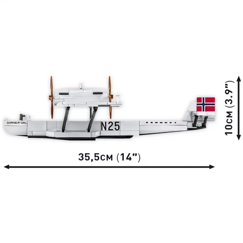 COBI Dornier Do J Wal Amundsen 1:72 kit de modelo em plástico