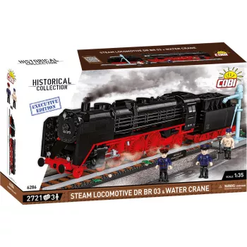 COBI DR BR 03 Locomotiva a vapor e grua de água - Executive Edition (escala 1:35)
