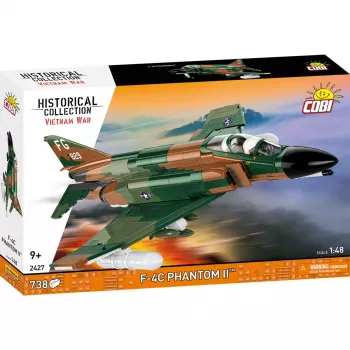 Conjunto de blocos de construção COBI F-4C Phantom II 1:48 (752 peças)
