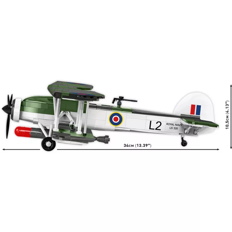 COBI Fairey Swordfish 1:72 kit de modelo em plástico