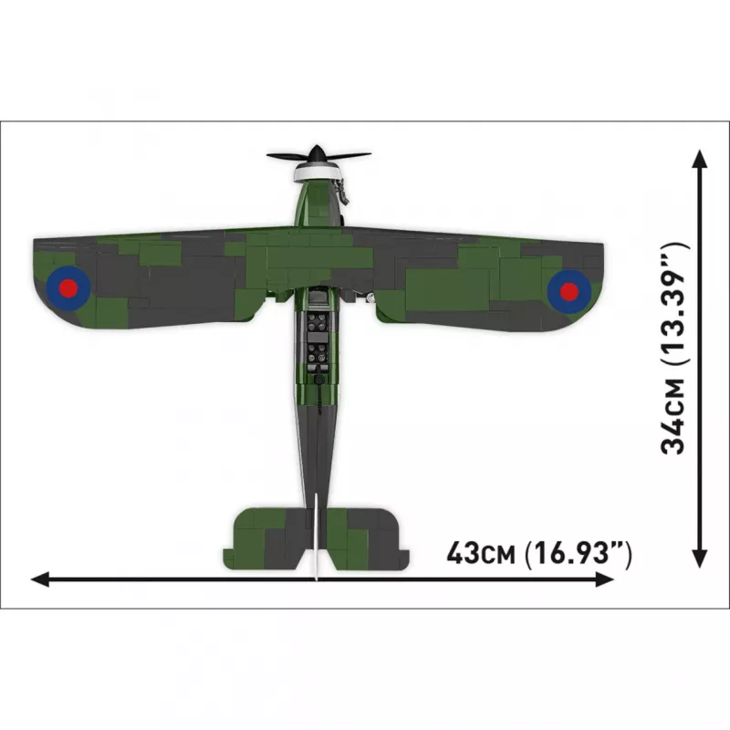 COBI Fairey Swordfish 1:72 kit de modelo em plástico