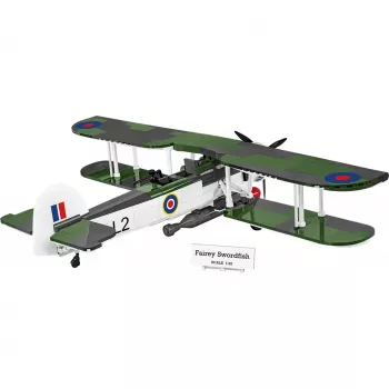 COBI Fairey Swordfish 1:72 kit de modelo em plástico
