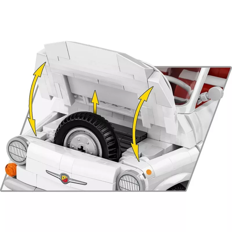 COBI Fiat 500 Abarth 1:12 conjunto de construção (24354)