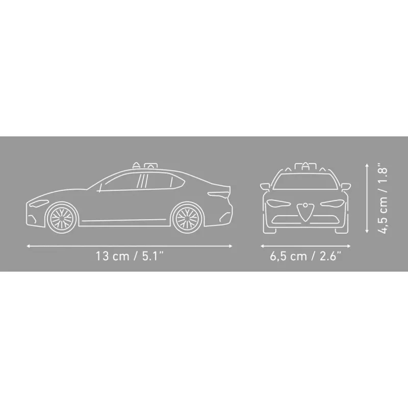Cobi Giulia Quadrifoglio Carabinieri Conjunto de blocos de construção 1:35