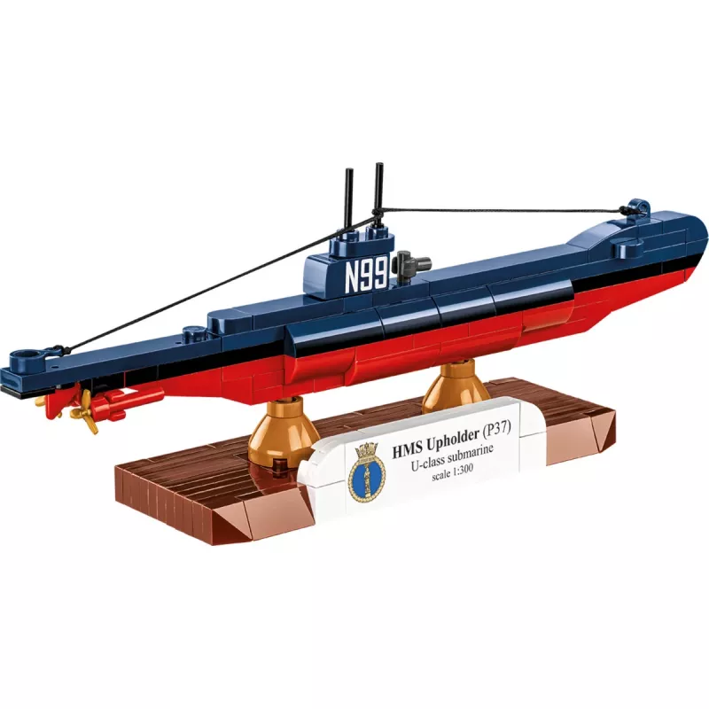 COBI HMS Upholder (P37) submarino classe U conjunto de blocos de construção à escala 1:300 4862
