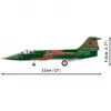 Conjunto de blocos de construção Cobi Lockheed F-104 Starfighter (370 peças)