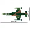 Conjunto de blocos de construção Cobi Lockheed F-104 Starfighter (370 peças)