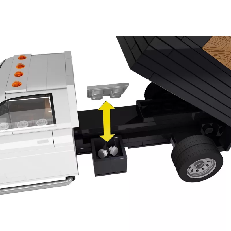 COBI RAM 3500 Dump Truck conjunto de blocos de construção escala 1:35