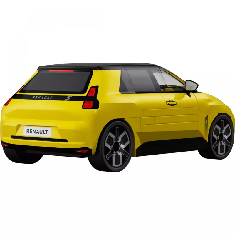 COBI Renault 5 E-Tech amarelo 1:35