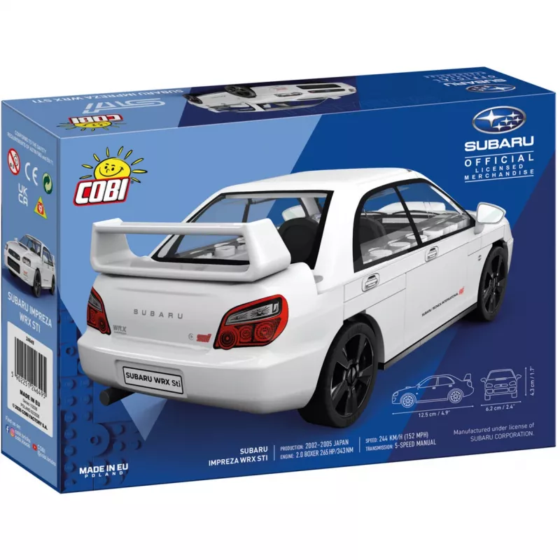 Cobi Subaru Impreza WRX STI Conjunto de Blocos de Construção (Escala 1:35, 255 peças)