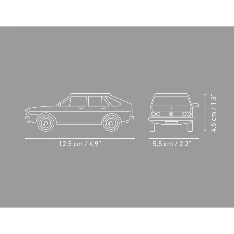 COBI Volkswagen Passat B1 (Verde, Escala 1:35) Conjunto de Construção