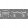 COBI Volkswagen T3 Polícia conjunto de blocos escala 1:35 225 peças