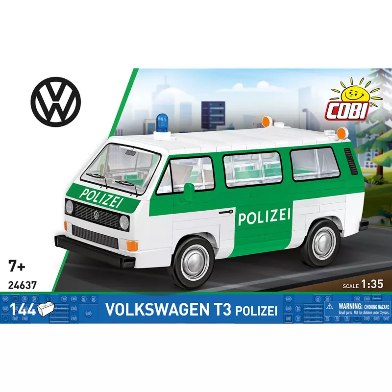 COBI Volkswagen T3 Polícia conjunto de blocos escala 1:35 225 peças