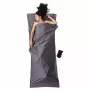 Cocoon CT44 Light Travel Saco de dormir forro – retangular, 220 x 90 cm, 100% algodão, Elephant Grey
