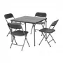 Conjunto de mesa 4 pessoas com mesa e cadeiras de campismo Coleman