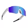 COLMI V06 AI óculos de sol desportivos branco com lentes azuis