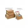 ColomPac CP 066.02 caixa de envio SM, castanho, medidas interiores 215 x 155 x 43 mm, autoadesiva